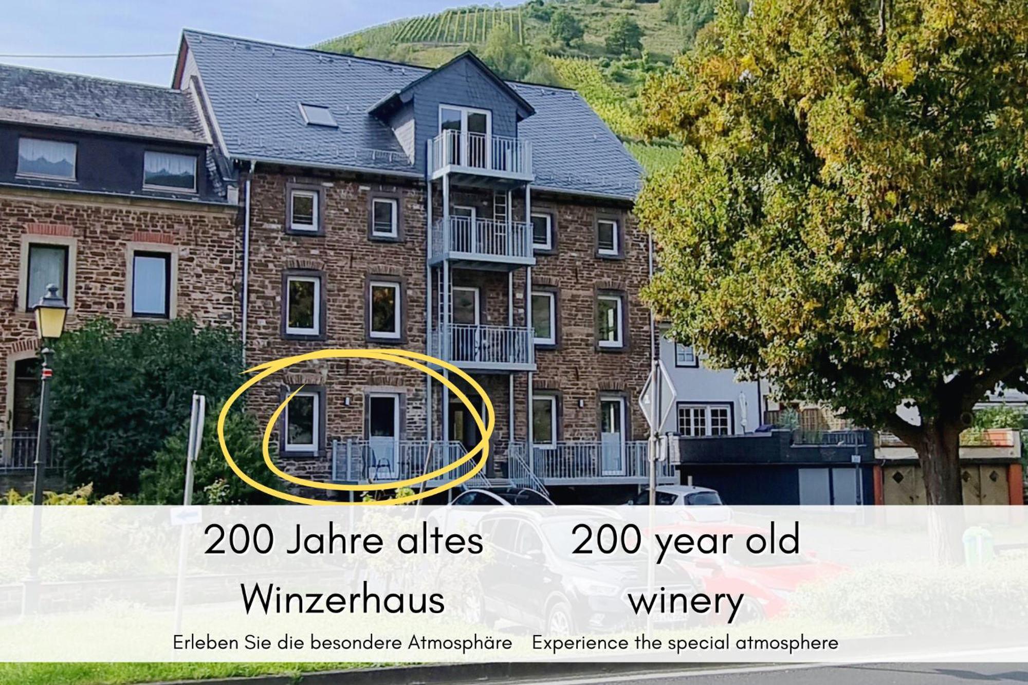 Winzerhaus Am Calmont - Moselidyll Im Winzerhaus Leilighet Bremm Eksteriør bilde